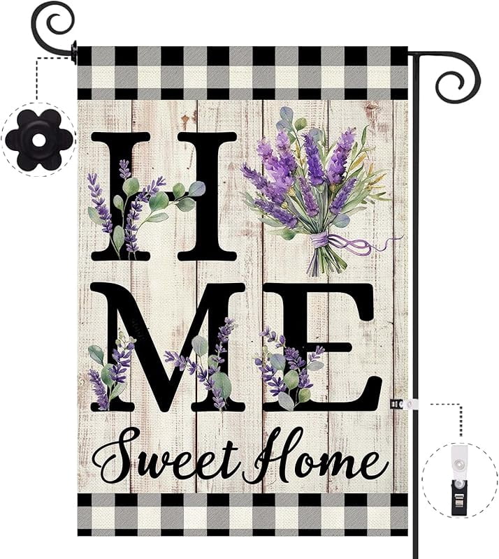 Morigins Gartenflagge 'Welcome' Mit Sonnenblumen – 31,8 X 45,7 Cm, Wetterfest, Beidseitig Bedruckt