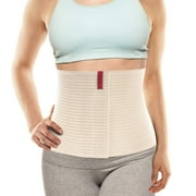 ORTONYX 10.25" Abdominal Binder for Men and Women/Postpartum Post-operative Post-surgery Wrap/Abdomen Navel Umbilical Hernia Support Belt / 524010 Beige L/XXL