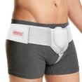 thumbnail image 1 of ORTONYX Inguinal Hernia Belt for Men and Women with Removable Compression Pad and Adjustable Waist Strap, Hernia Support Truss for Inguinal, Incisional Hernias, Left/Right Side - White S/M, 1 of 7