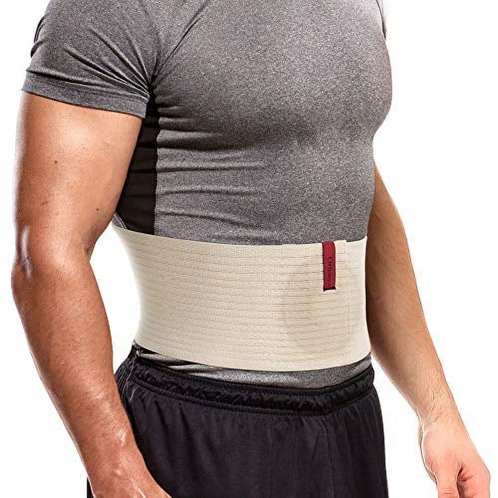 ORTONYX Premium Umbilical Hernia Belt for Men and Women / 6.25 Abdominal  Binder With Hernia Support Pad - Navel Ventral Epigastric Incisional and Belly  Button Hernias - Beige OX5241-3XL Plu 