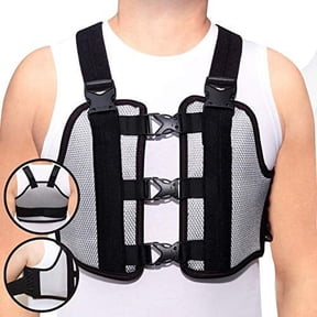 ORTONYX Sternum and Thorax Support Chest Brace Post Open Heart Surgery Rehabilitation, Broken, Cracked, Fractured, Dislocated Ribs Compression Aid / ACHB5255-S