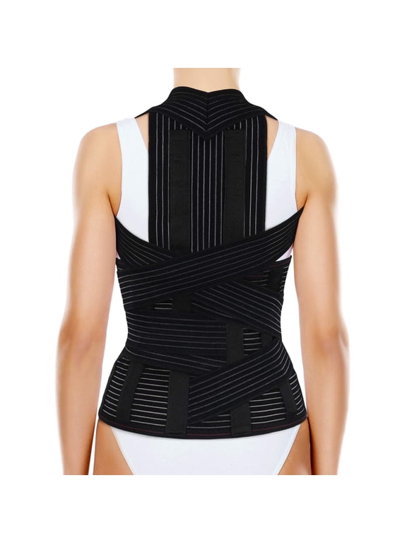 Full Back Support Brace Flexible Breathable, Adjustable