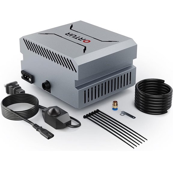 ORTUR Air Assist for Laser Cutter, Adjustable 0-50L/min Air Assist Pump for ORTUR Laser Master 3, Laser Master 2 Pro S2, Laser Module Protection, Clean Surface and Smooth Edge