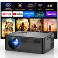 thumbnail interactive-video image 1 of ORVANTI 5G WiFi Bluetooth 15000LM 4K Support Native 1080P Projector, Built-in Streaming Apps, LCD Technology 300" Display Home Theater, 1 of 9