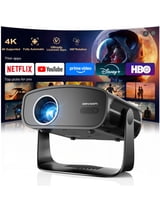 ORVANTI Smart Projector with 4K Support, 1080P Native, 150000 Lumens, Built-in Streaming Apps, Auto Focus & Keystone, Home Theater Projector, Outdoor Projector with 360° Stand