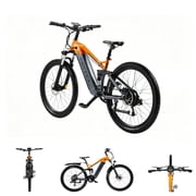 Orzelebike 27.5 Electric Bike for Adults,1000W E Bike,48V 20Ah,Shimano 9-Speed, Front Suspension, Suitable for All-Terrains