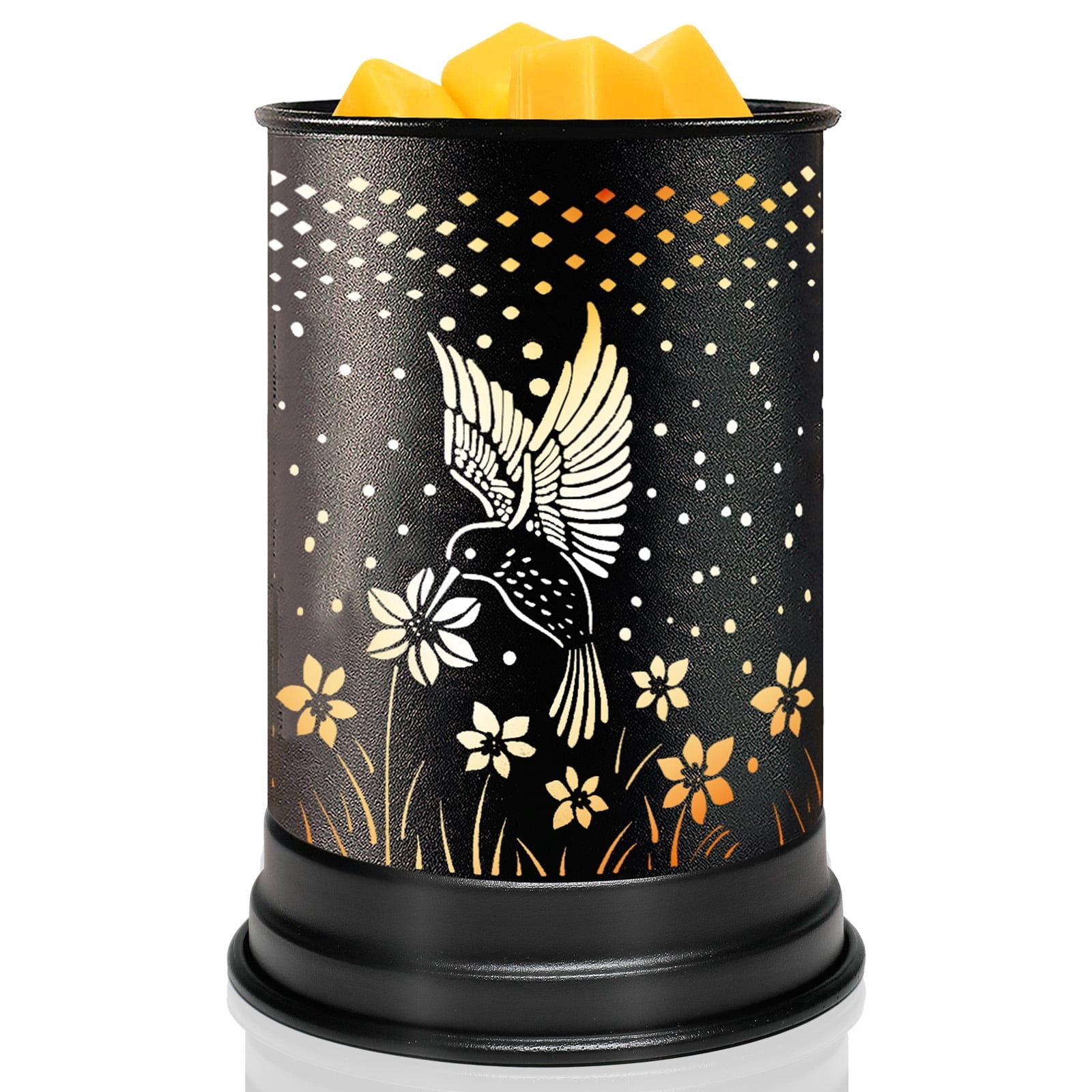 Electric Wax Melt Warmer, Orinx Metal Wax Warmer, Scented Candle Wax Burner for Spa Home Office Bedroom Christmas Day Birthday