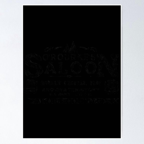 ORourkes Saloon F Troop Vintage Cavalry Frontier Comedy Pub Sign Wall Decor, Unframed Poster