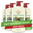 thumbnail image 1 of Old Spice Men's Body Wash Fiji with Palm Tree, 24/7 Shower Fresh, 120 oz, 4 Pack, 1 of 11