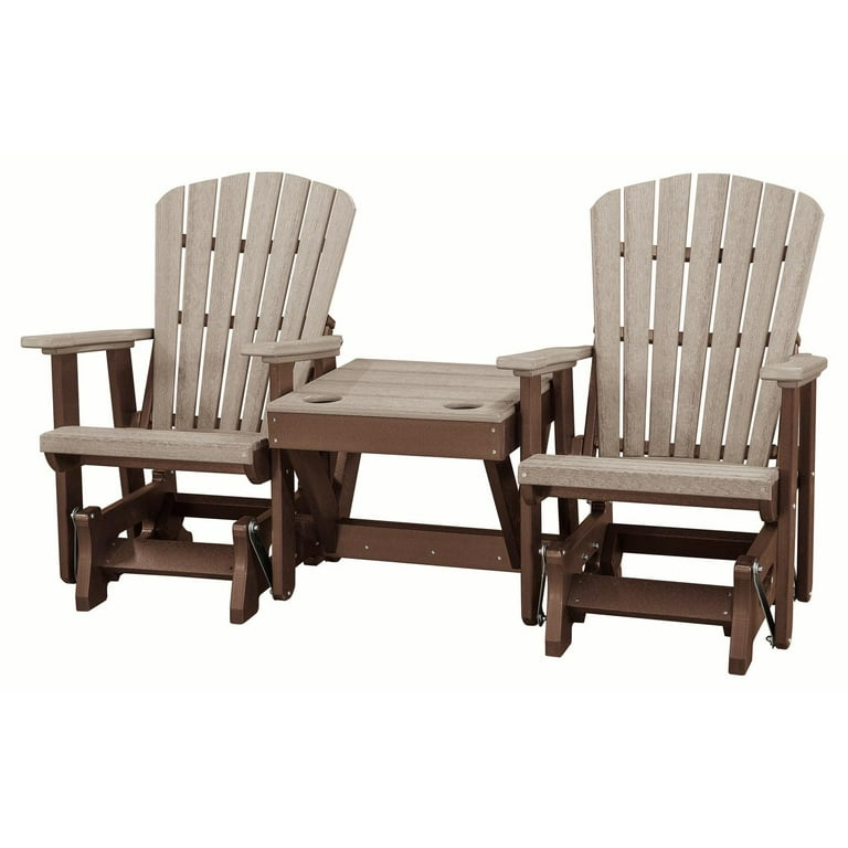 OS Home Model 515WWTB-K Double Glider with Center Table in OS Home Model 515WWTB-K Double Glider with Center Table in