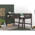 thumbnail image 1 of OS Home & Office Model 82904-1 Espresso Twin Low Loft Bed, 1 of 7
