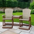 thumbnail image 1 of OS Home and Office 514WWTB-K Counter Height Settee in Weatherwood/Tudor Base, 1 of 7