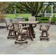 thumbnail image 1 of OS Home and Office CS130WWTB-K Five Piece Square Counter Height Dining Set, 1 of 8