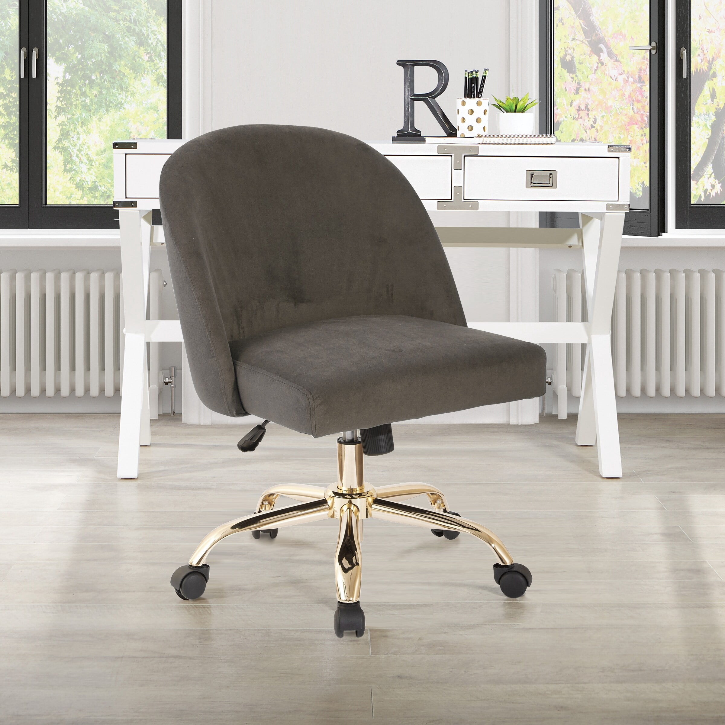 OS Home and Office Furniture Model Mid Back Office Chair in Otter