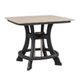 thumbnail image 1 of OS Home and Office Model 44S-C-WWBK Counter Height Square Table in Weatherwood with Black Base, 1 of 6