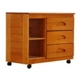 thumbnail image 1 of OS Home and Office Model 82104-2 Chest with Three Drawers in Warm Honey, 1 of 5