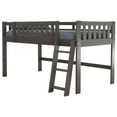 thumbnail image 1 of OS Home and Office Model 83204-1 Charcoal Gray Twin Low Loft Bed, 1 of 6