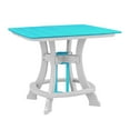 thumbnail image 1 of OS Home and Office Model Counter Height Square Table in Aruba Blue with White Base - N/A, 1 of 5