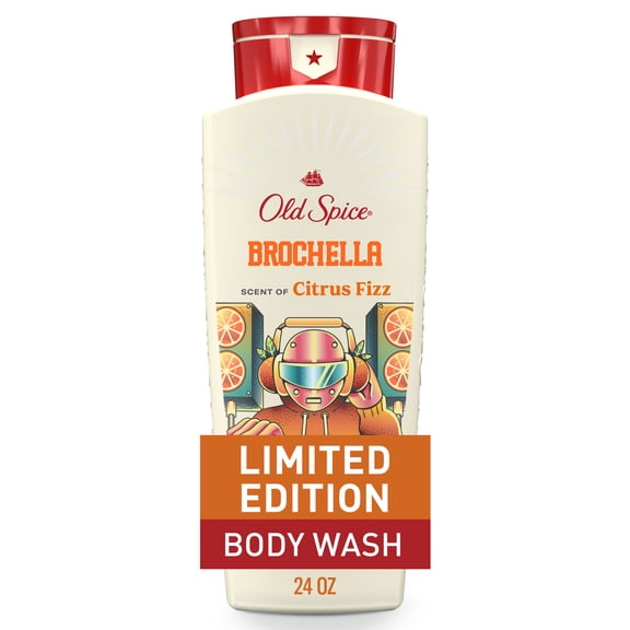 Old Spice Men's Body Wash, Brochella, 24oz