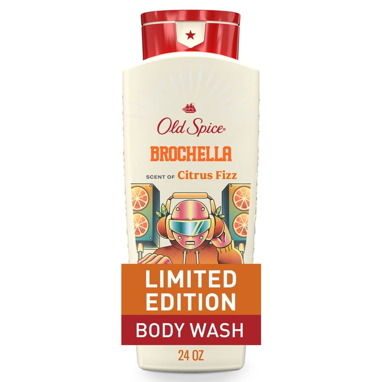 Old Spice Men's Body Wash, Brochella, 24oz - Walmart.com