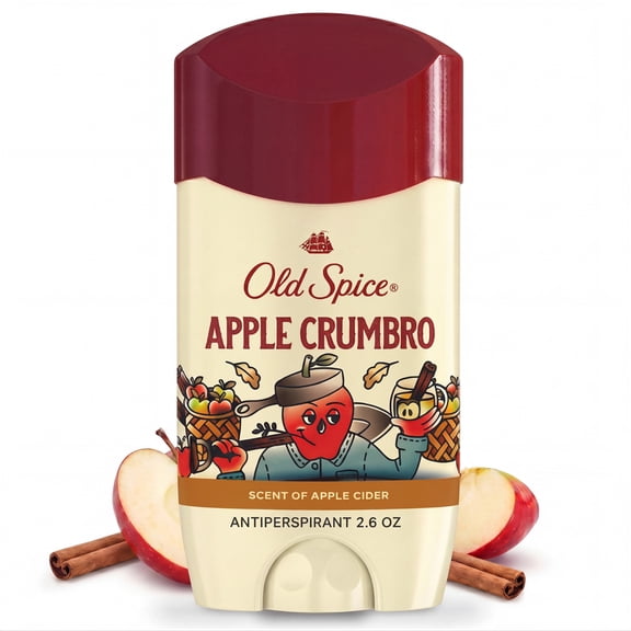 Old Spice Men's Antiperspirant, Apple Crumbro, 2.6oz