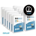 thumbnail image 1 of OS Plus 1 Inch O-Ring Simple View Binder, White, 12-Pack, 5-Tab Dividers 1 Set, 1 of 8