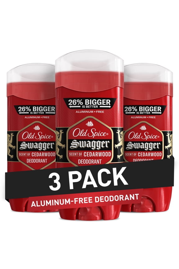 Men's Deodorant Aluminum-Free Swagger, 11.4oz, 3 Pack