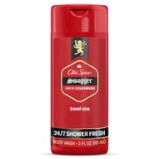 Old Spice Body Wash for Men, Red Collection, Shower Fresh, Lasting Scent, Swagger Scent, 3 fl oz