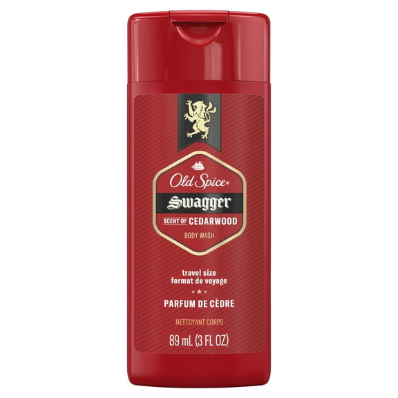 Old Spice Red Zone Swagger Men's Body Wash, All Skin Types, Scent of Cedarwood, 3 fl oz