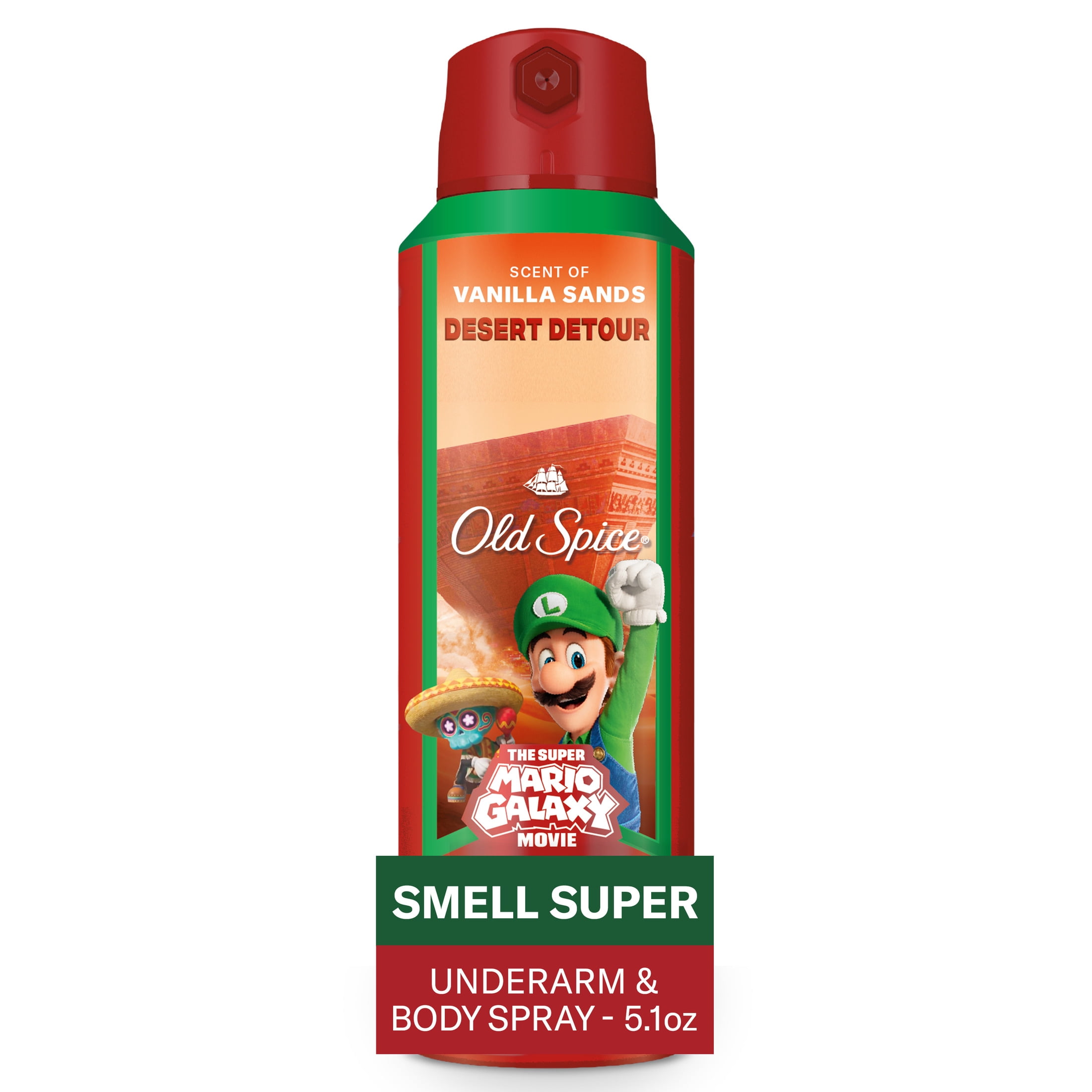 Old Spice Men's Body Spray, Desert Detour, Old Spice x The Super