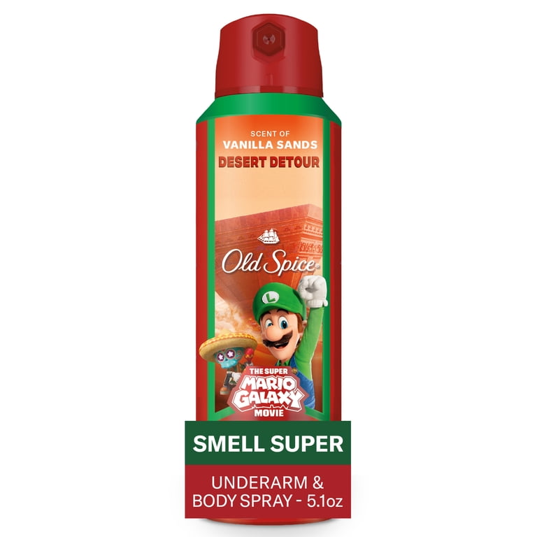 Old Spice Men's Body Spray, Desert Detour, Old Spice x The Super