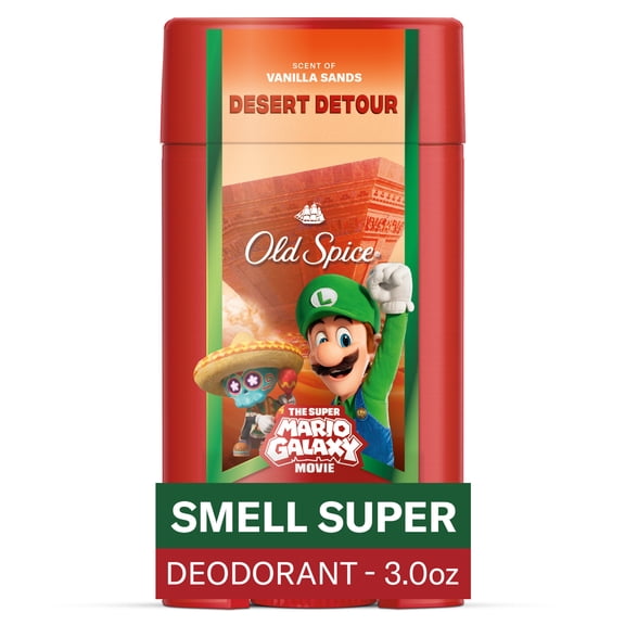 Old Spice Men's Deodorant, Desert Detour, Old Spice x The Super Mario Galaxy Movie, 3.0 oz