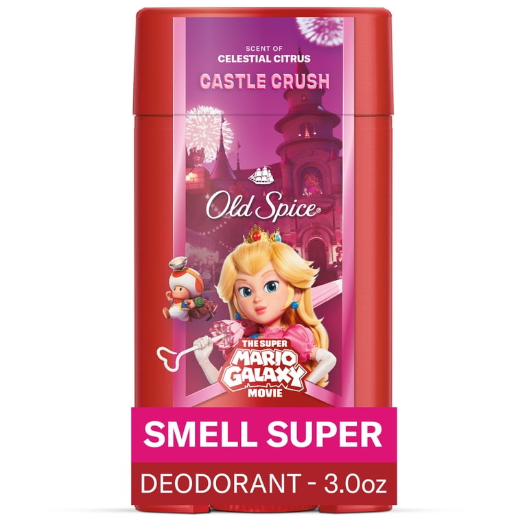 Old Spice Mario Galaxy デオドラントスティック 3個セット Old Spice Men's Deodorant, Castle Crush, Old Spice x The Super