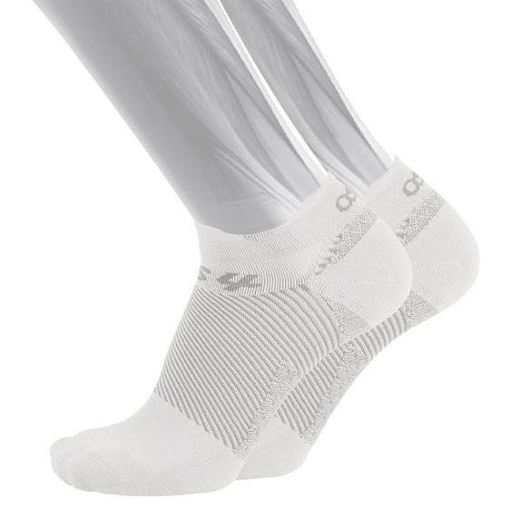 OS1st FS4 Plantar Fasciitis Socks for Plantar Fasciitis Relief, Arch Support & Foot Health in 4 Styles WHITE