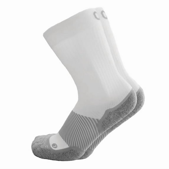 OS1st Unisex WIDE Wellness Performance Crew Socks White - OS1-3834WX WHITE