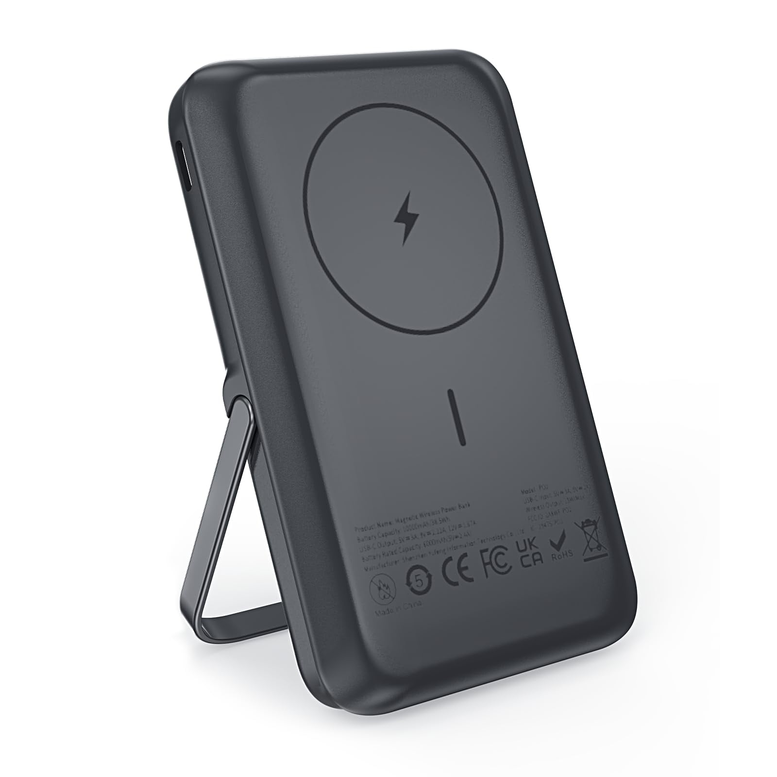 Magnetic Power Bank, 10000mAh Wireless Portable Charger with LED Display, Built-in Cables, Magsafe Charger with Foldable Stand, 22.5W PD Fast Charging for iPhone/Android, Black - Walmart.com Magnetic Power Bank, 10000mAh Wireless Portable Charger with LED Display, Built-in Cables, Magsafe Charger with Foldable Stand, 22.5W PD Fast Charging for iPhone/Android, Black - Walmart.com