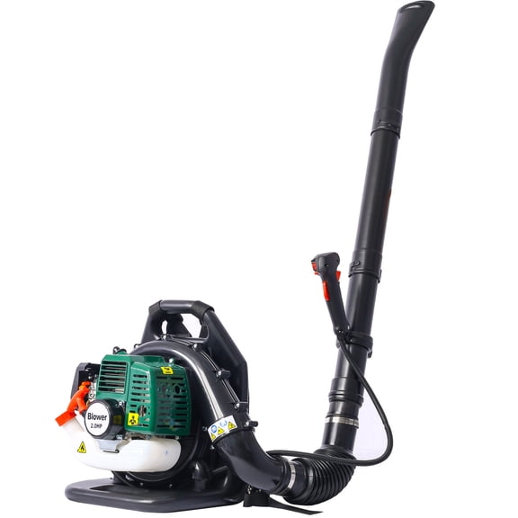 , OSAKAPRO 52CC 2-Cycle Gas Backpack Leaf Blower with extention tube,green, Green ,Plastic ,