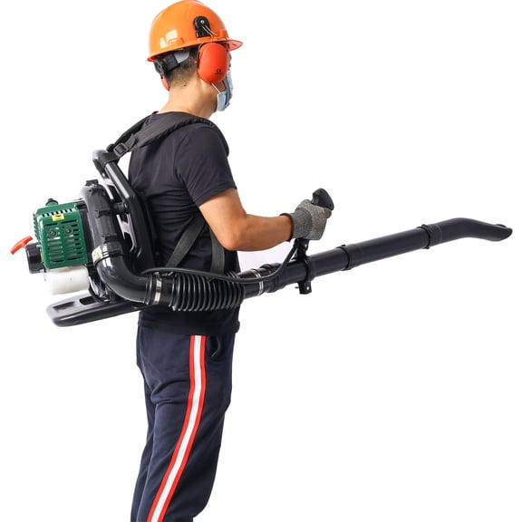 OSAKAPRO 52CC 2-Cycle Gas Backpack Leaf Blower with extention tube,green,