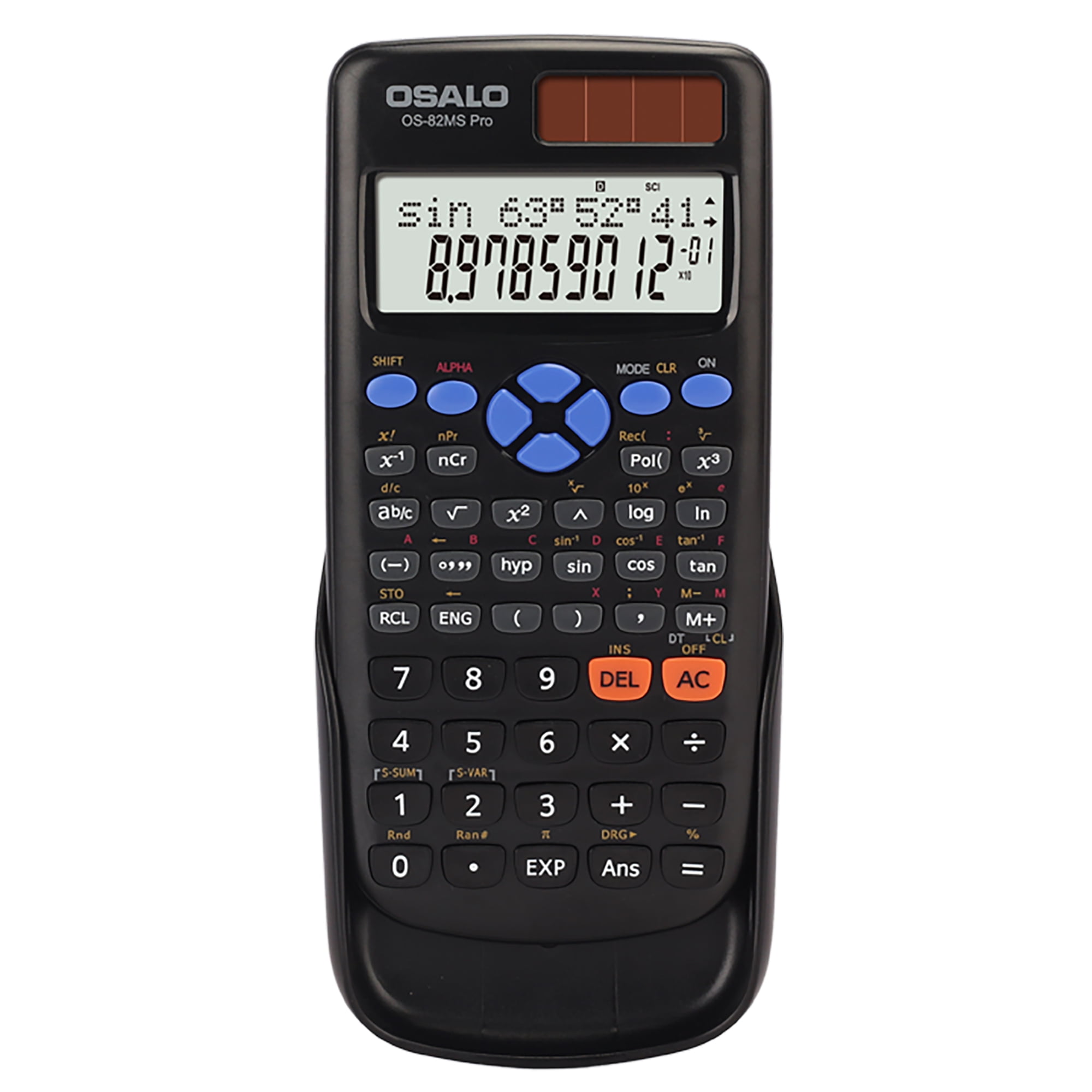 Casio FX-82MS-2 Calculatrice scolaire noir Ecran: 12 à pile(s) (l x H x P)  77 x 14 x 162 mm - Conrad Electronic France
