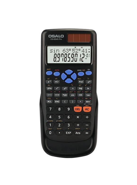 OSALO Scientific Calculator 240 Function Basic Large Display for Middle School (OS 82MS Pro)