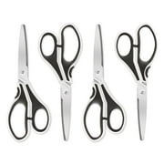 OSALO Scissors Office Right/Left Handed Craft Paper 8.3 inches Blunt Tip Scissors 4 Pack