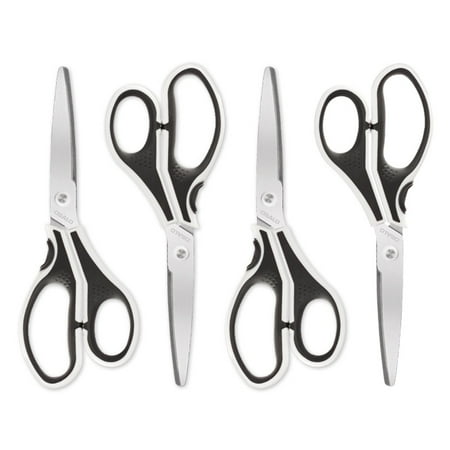 OSALO Scissors Office Right/Left Handed Craft Paper 8.3 inches Blunt Tip Scissors 4 Pack