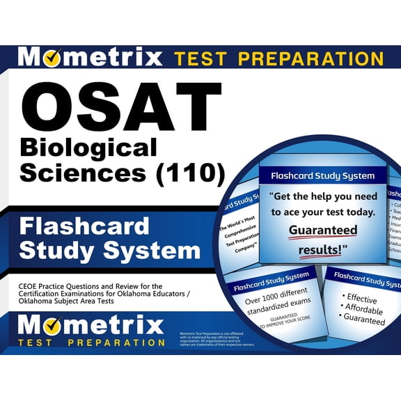 OSAT Biological Sciences (110) Flashcard Study System: CEOE Practice Questions and Review for the Certification Examinations for Oklahoma Educators / Oklahoma Subject Area Tests