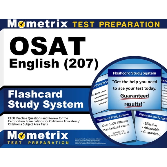 OSAT English (207) Flashcard Study System: CEOE Practice Questions and Review for the Certification Examinations for Oklahoma Educators / Oklahoma Subject Area Tests