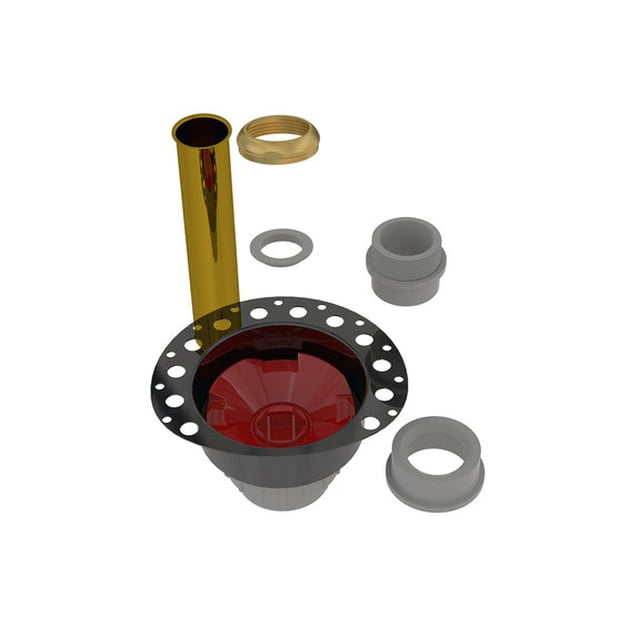 Osb Pvc Riser OSB Island Tub Drain Freestanding Bath Tub Drain PVC (Rough-in ...
