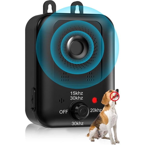 OSBAW Anti Barking Device, Ultrasonic Dog Barking Control Devices, Rechargeable Bark Deterrent Devices Bark Box for Outdoor & Indoor Dog Use, 3 Modes Dog Barking Silencer Safe for Dogs