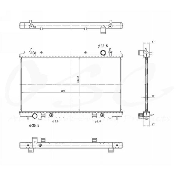 OSC 13038 Radiator