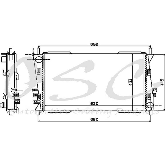 OSC 2622 Radiator