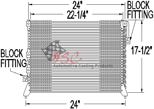 OSC 3083 A/c Condenser