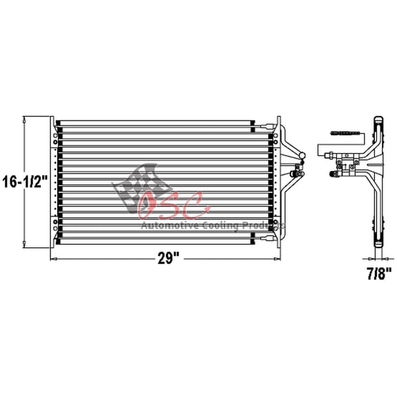 OSC 3244 A/C Condenser